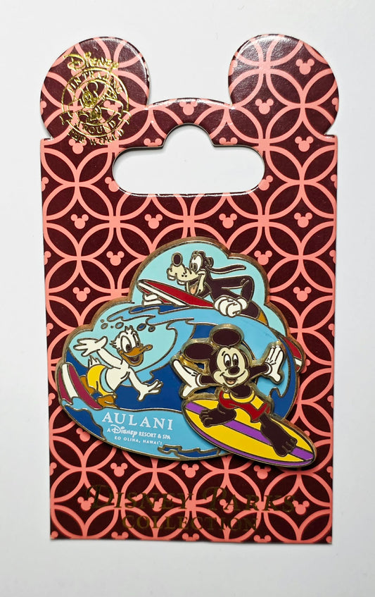 Mickey Mouse and Friends Surfing - Mickey Mouse, Donald Duck, and Goofy surfing