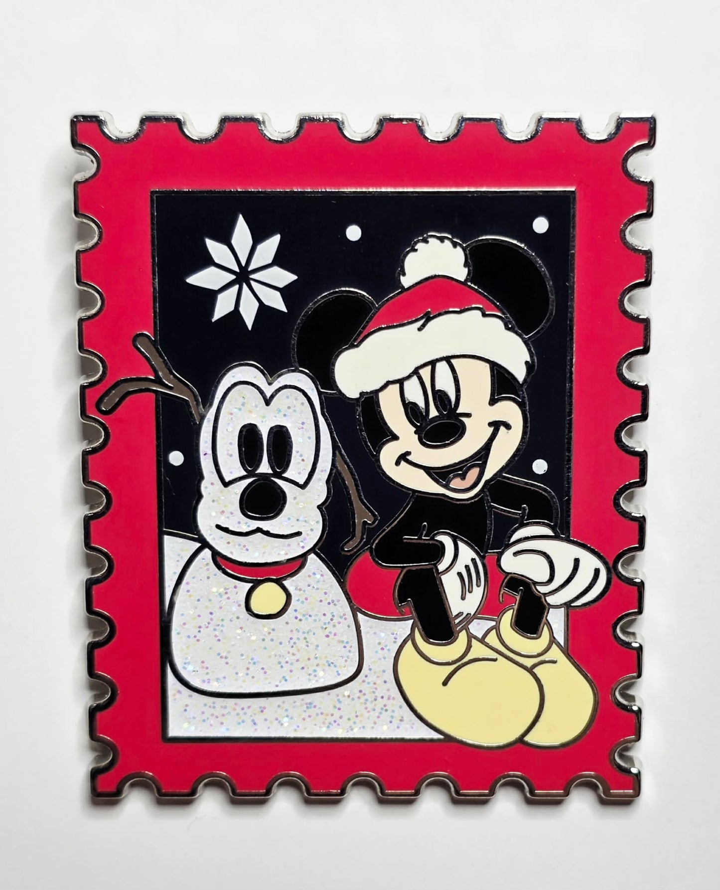 Mickey Mouse and a Pluto Snowman - Christmas 2021