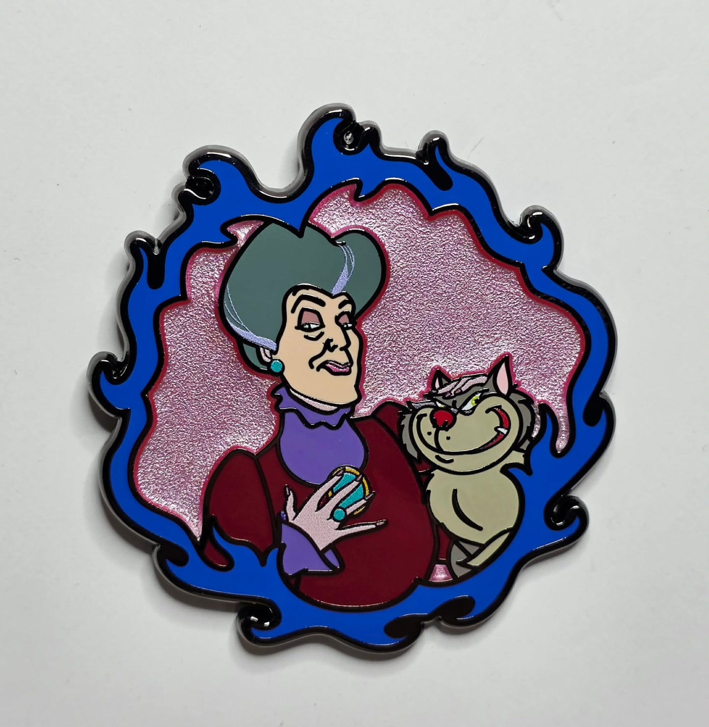 Cinderella - Lady Tremaine and her cat Lucifer