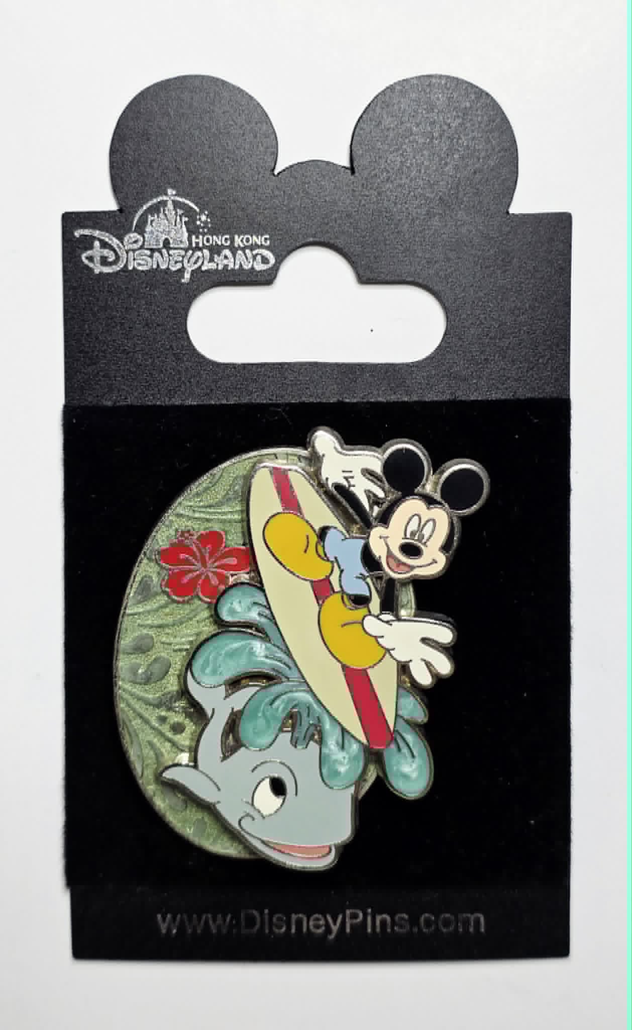 Mickey Mouse surfing