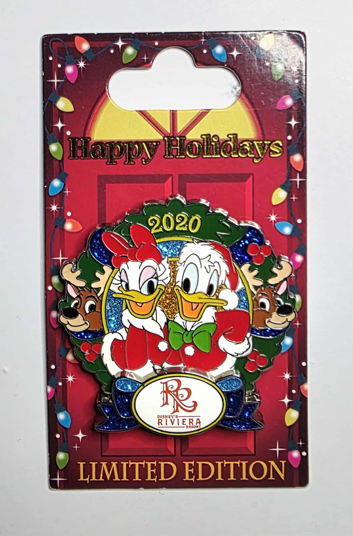 Disney 2020 Riviera Donald and Daisy Happy Holiday