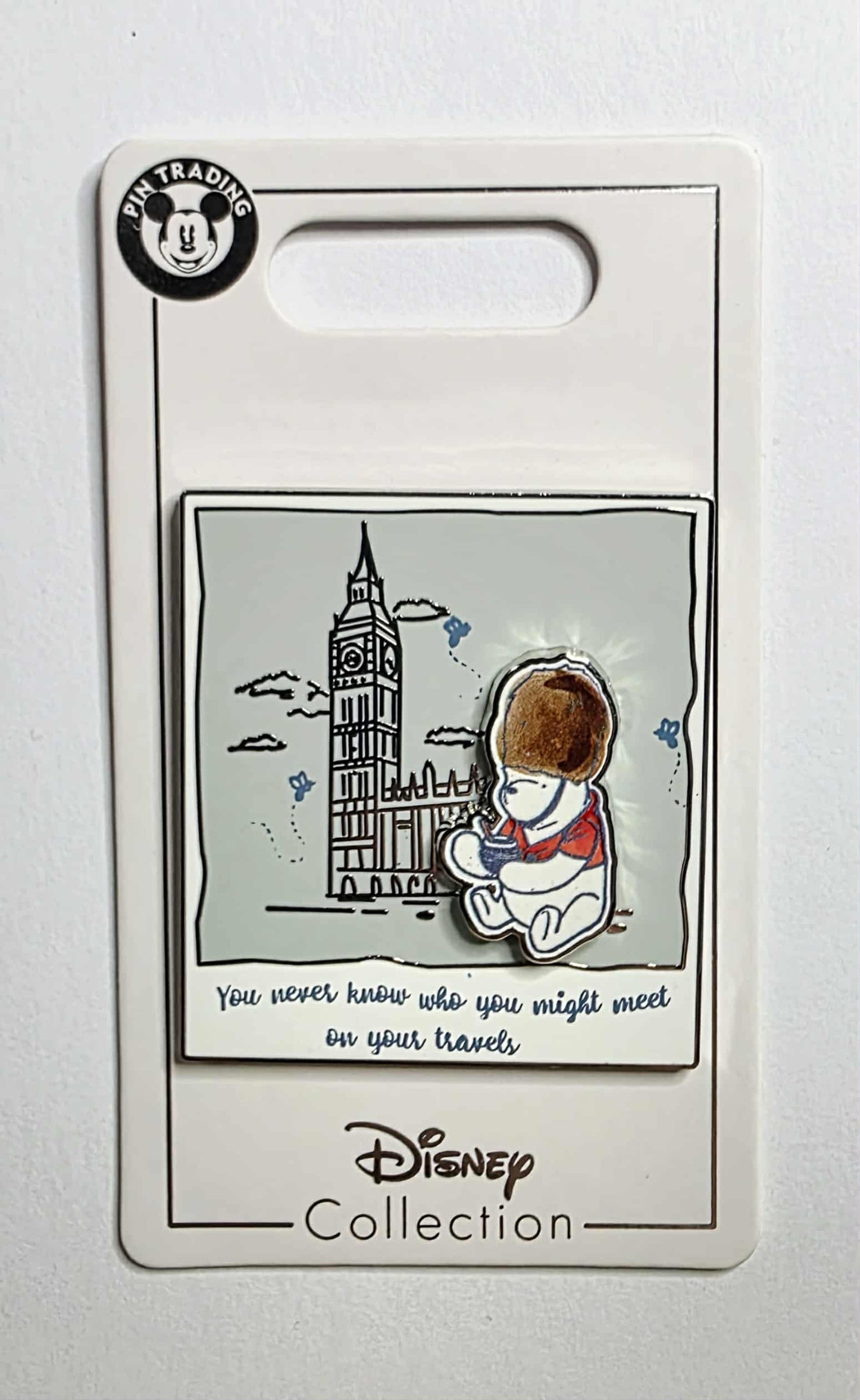 Winnie the Pooh in front of Big Ben in London