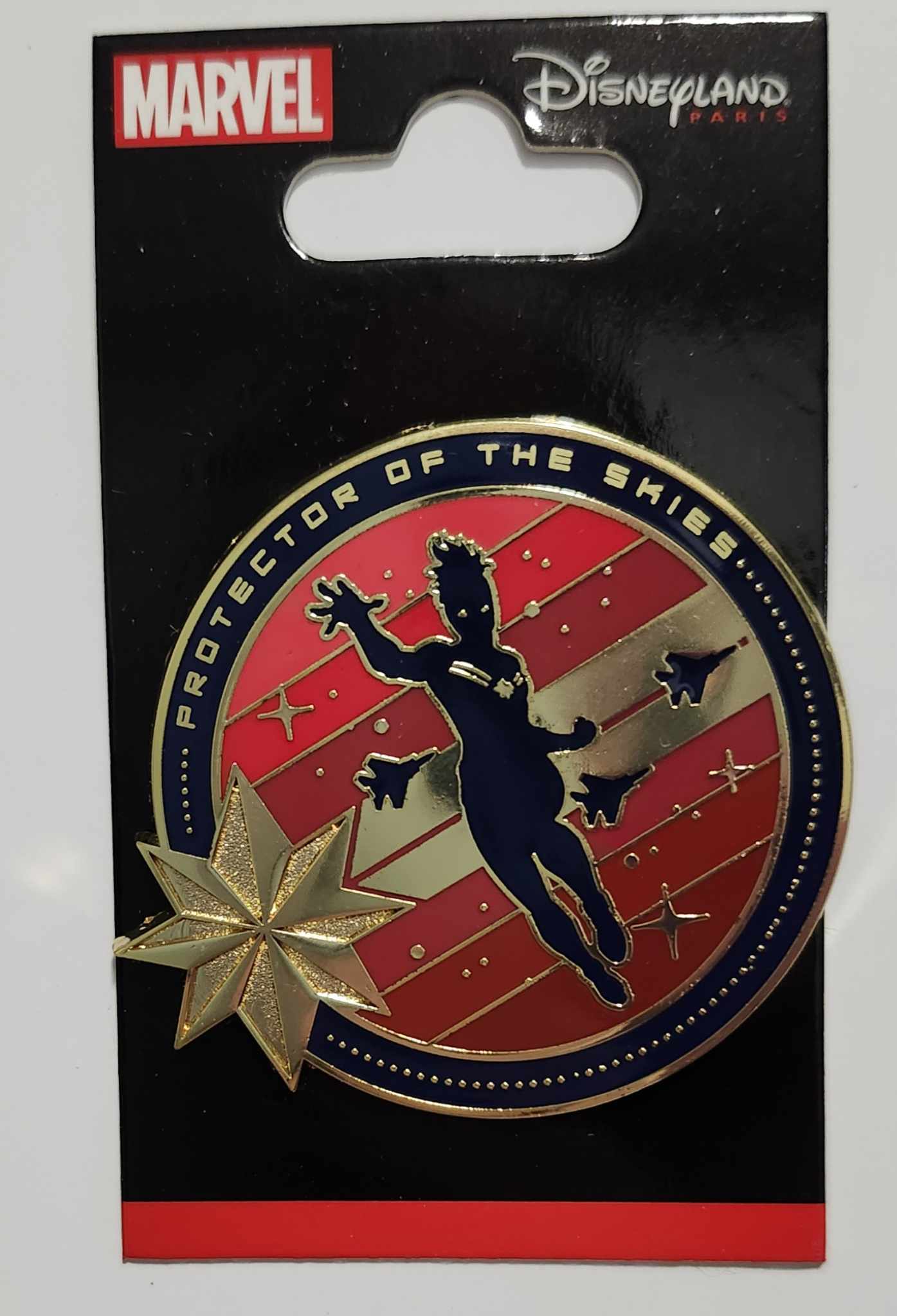 Disney Disneyland Paris Pin - Captain Marvel - Protector Of The Skies - Avengers