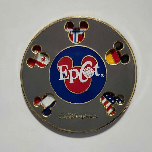 WDW - Epcot Spinner showing World Showcase Countries