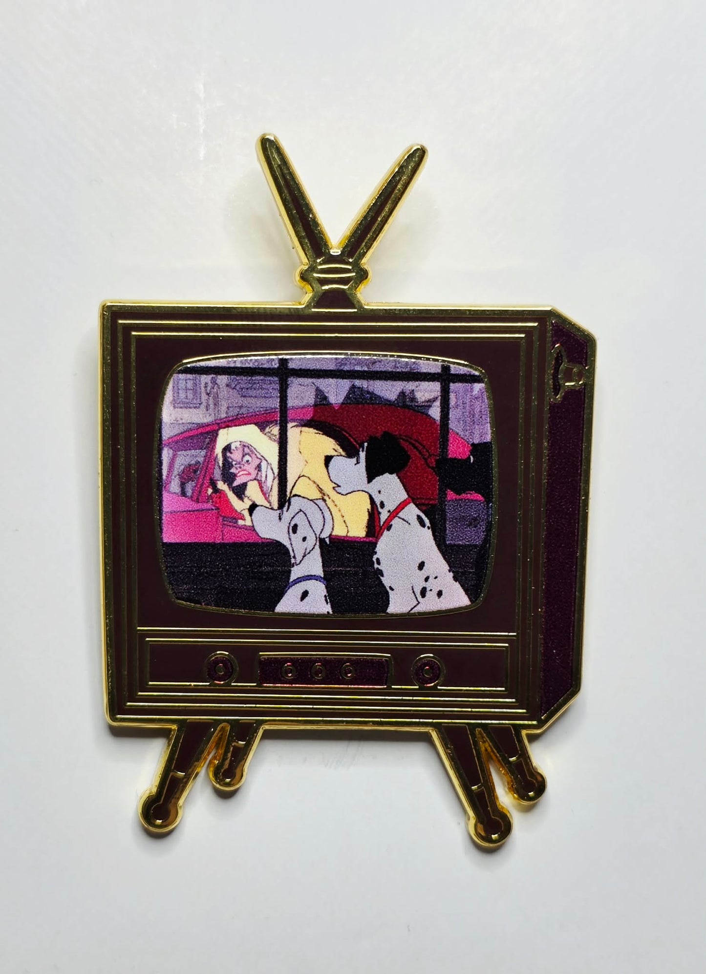 101 Dalmatians - Cruella De Vil with Pongo and Perdita