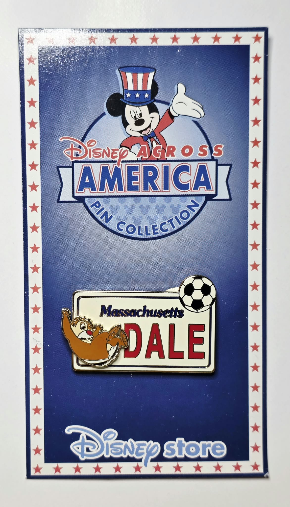 Disney Store Japan Across America License Plate - Massachusetts – Dale