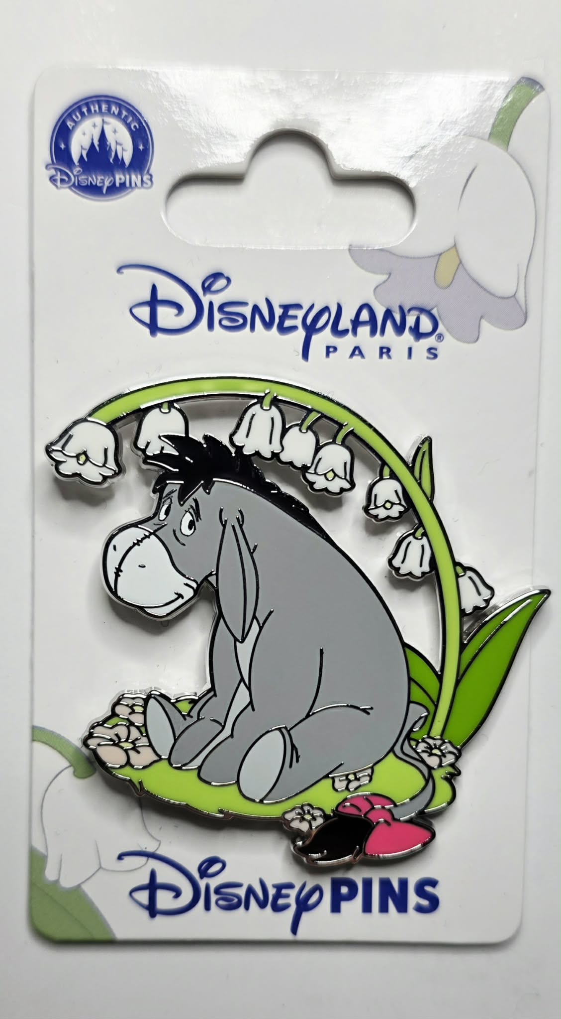 Winnie the Pooh - Eeyore with Lily of the Valley Flowers