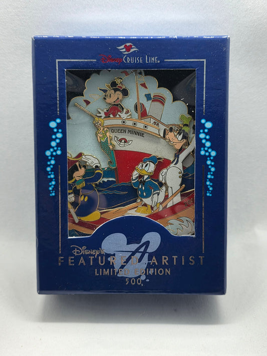 Disney Cruise Line Jumbo Pin - Queen Minnie and Admiral Mickey