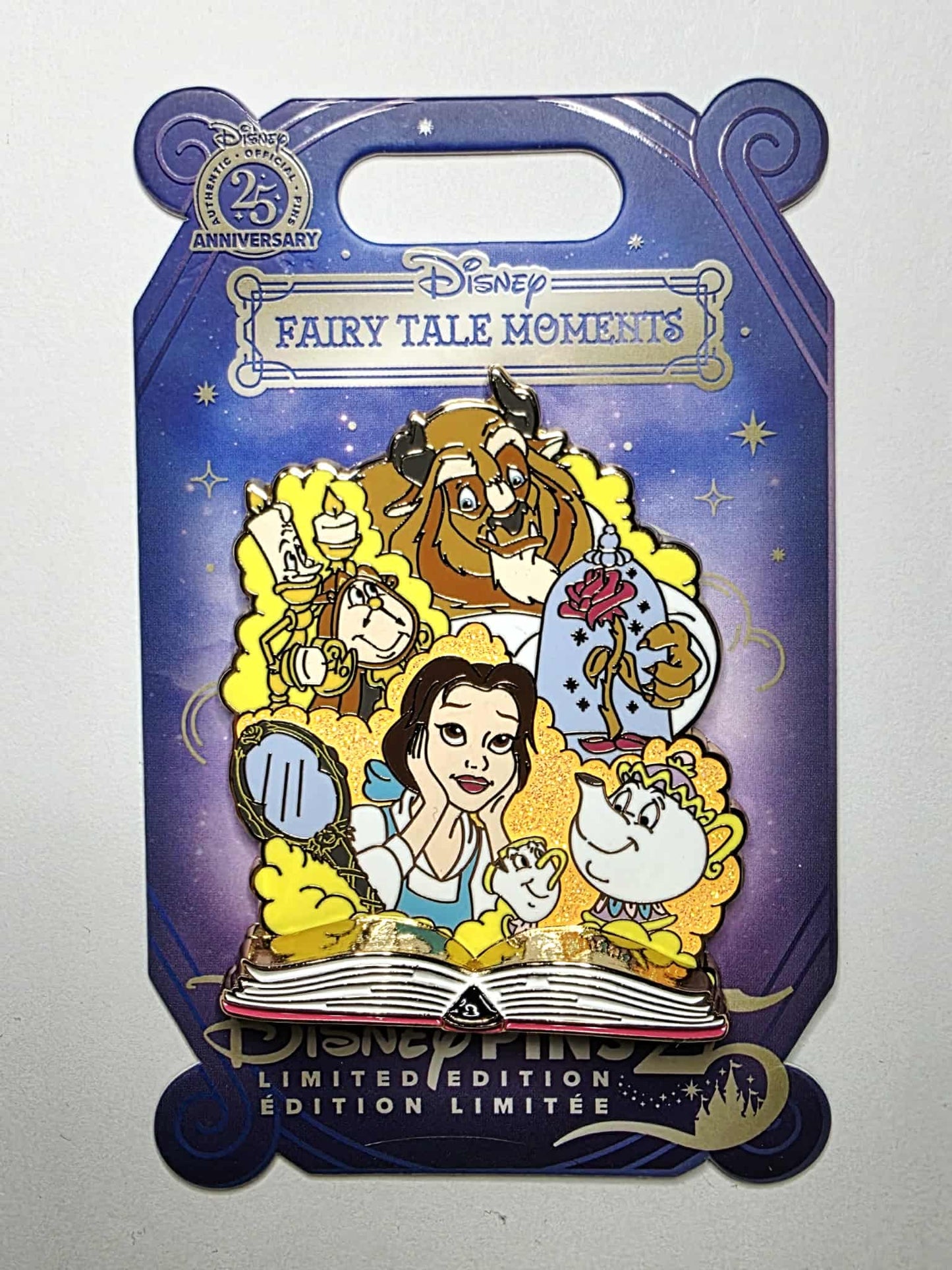 Disney Beauty And The Beast Belle Fairytale Moment Pin LE 2500 January