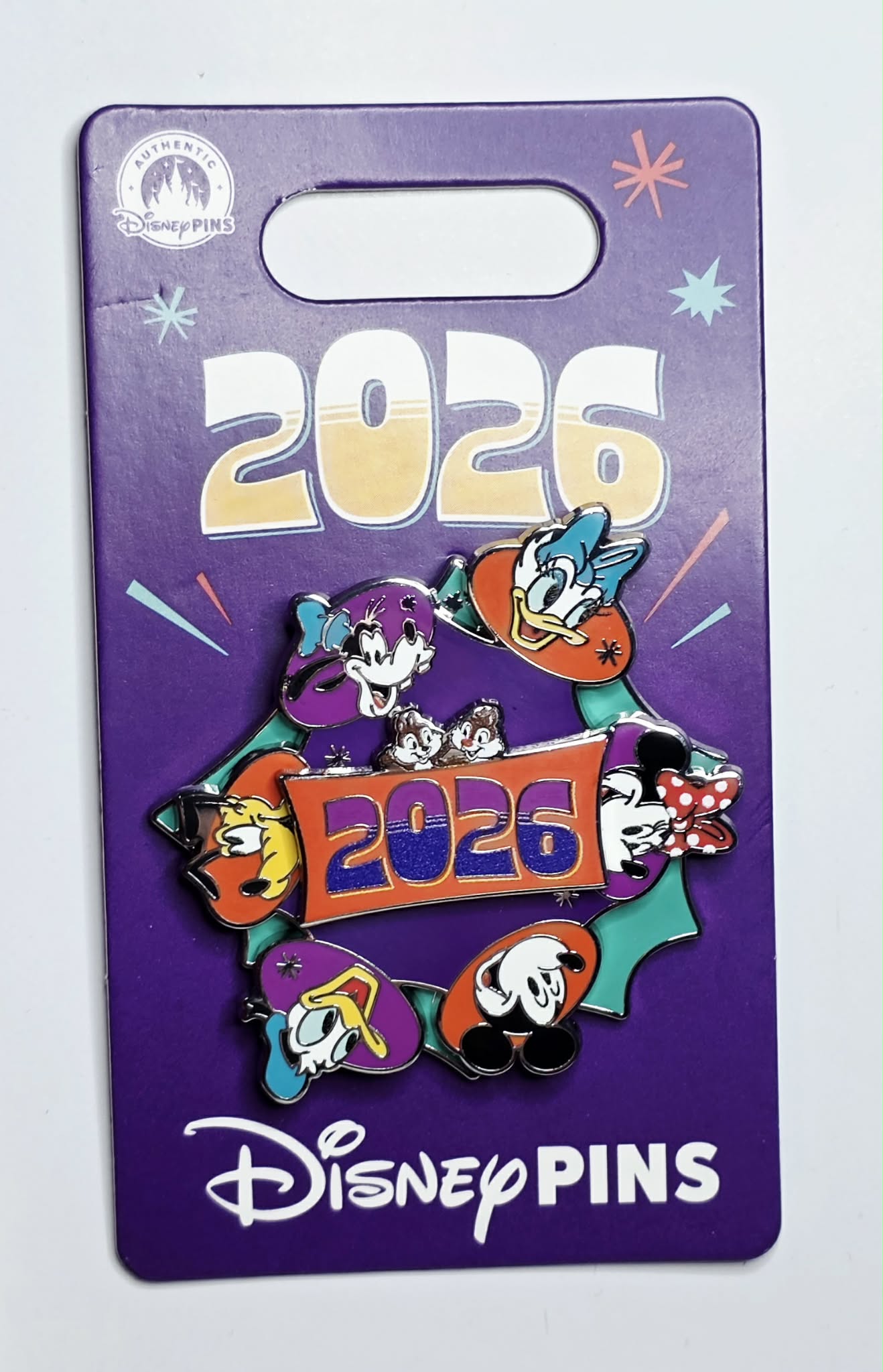 Mickey, Minnie, Donald, Daisy, Goofy, Pluto -2026 spinner