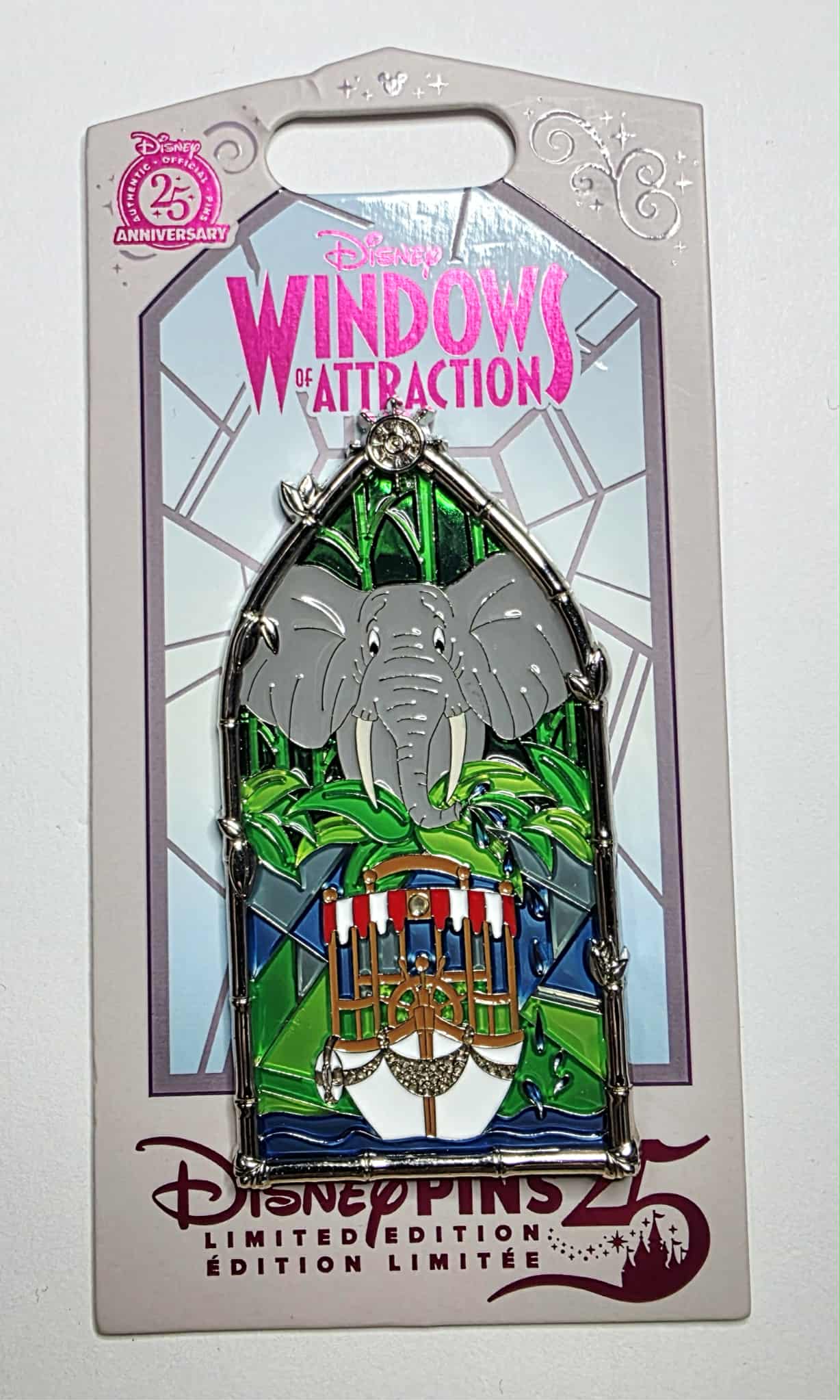 Windows of Attraction - Jungle Cruise - 25th Pin Trading Anniversary