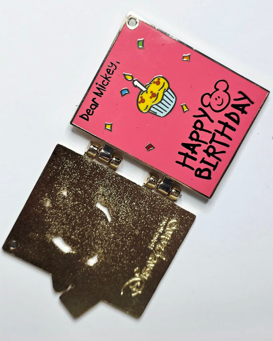 Mickey Mouse - Birthday Card Pin - Hong Kong Disneyland