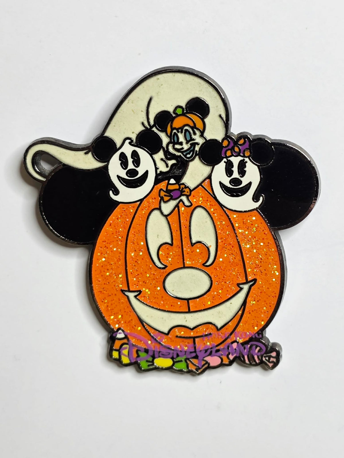 Mickey Mouse - jack-o'-lantern with ghost characters