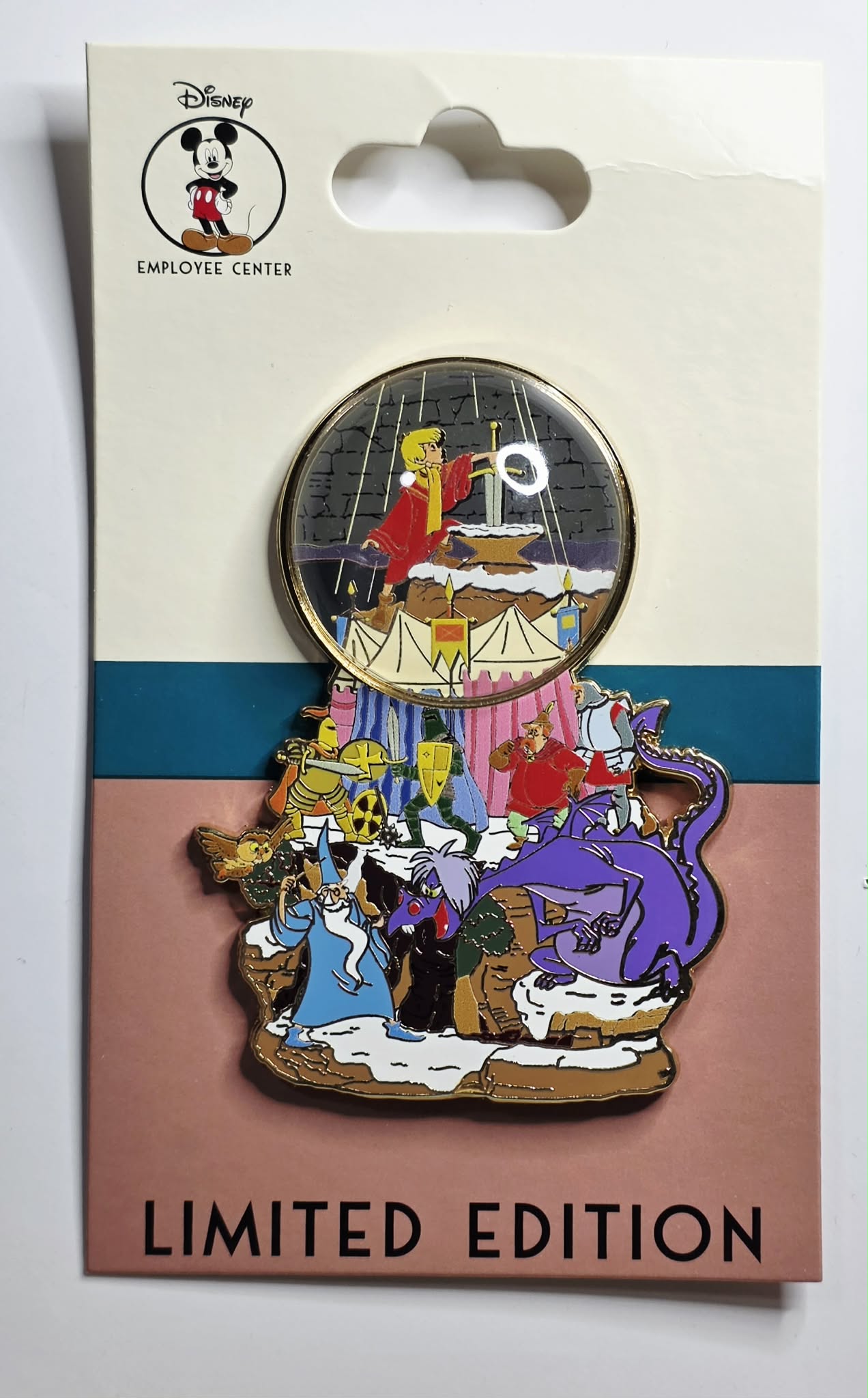 Disney Employee Center (DEC) Snow Globe Series "The Sword in the Stone"