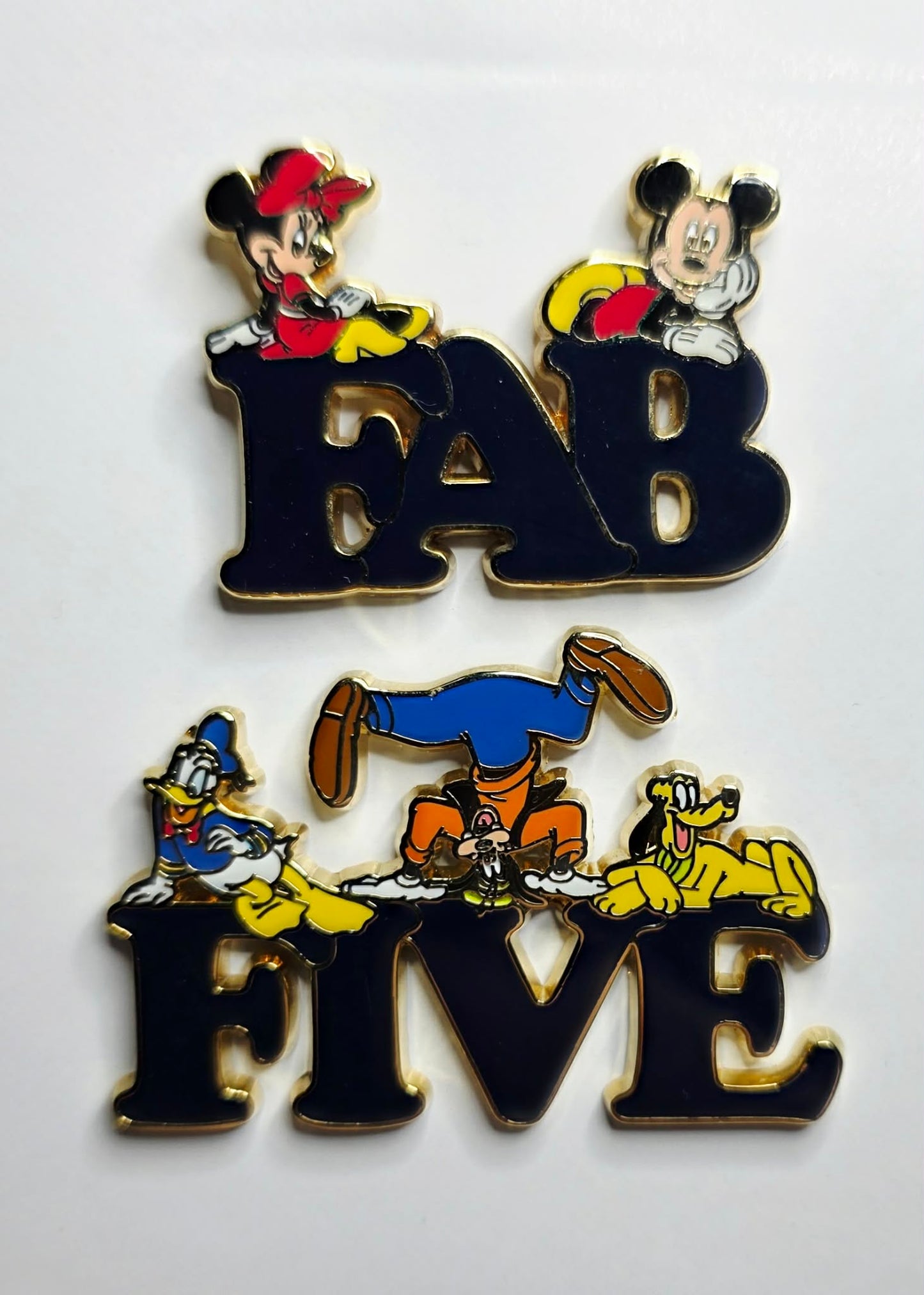 Fab Five - Mickey, Minnie, Donald, Goofy, and Pluto