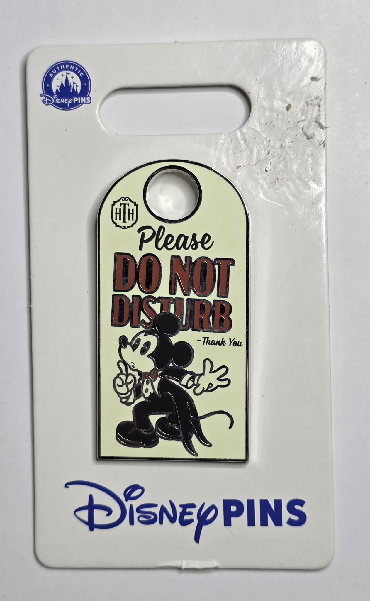 Mickey Mouse - Hollywood Tower Hotel "Do Not Disturb" door hanger