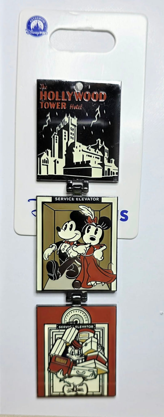 The Twilight Zone Tower of Terror - Mickey Mouse, Minnie Mouse, and Donald Duck