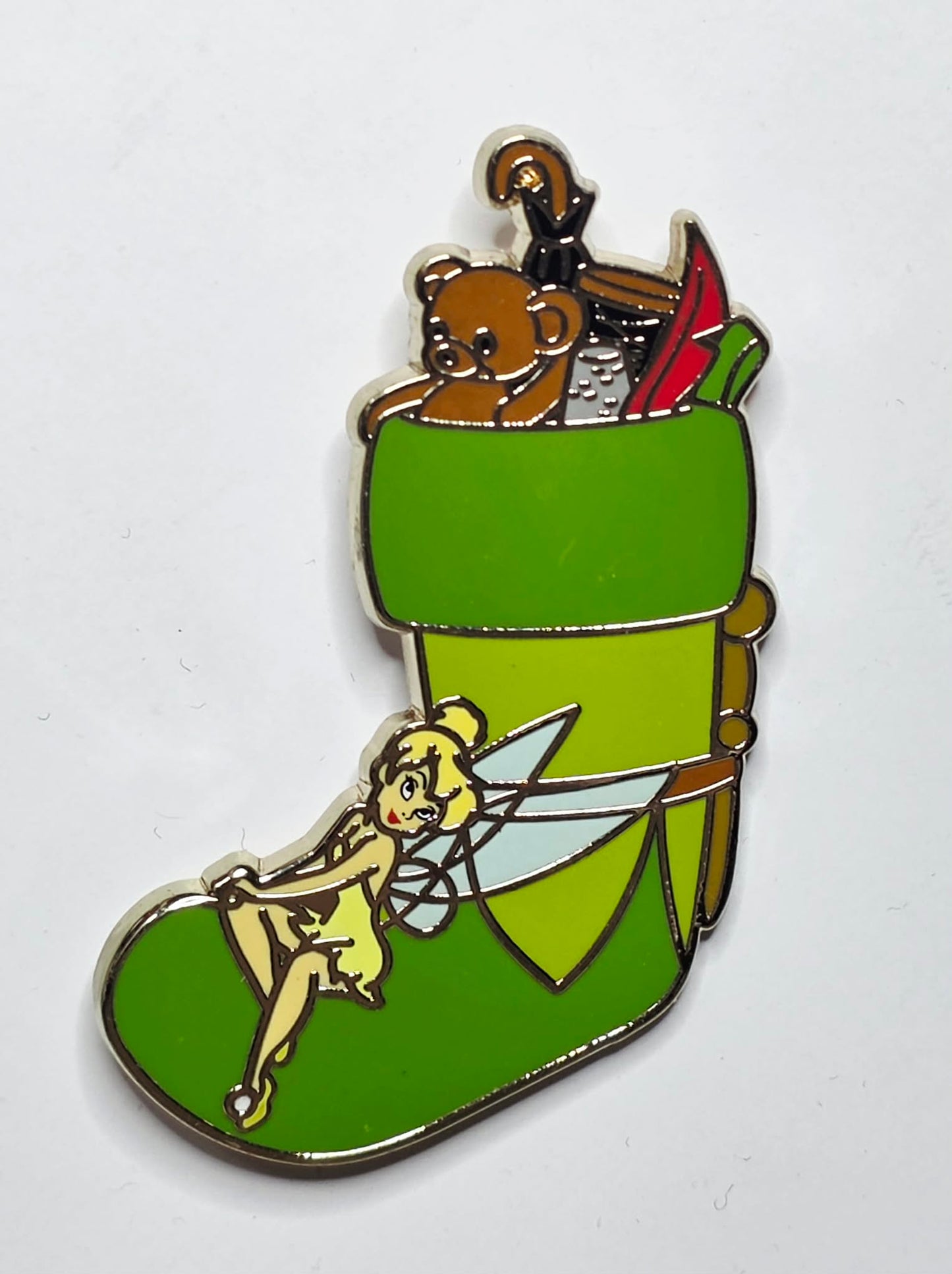 Tinker Bell - green holiday stocking
