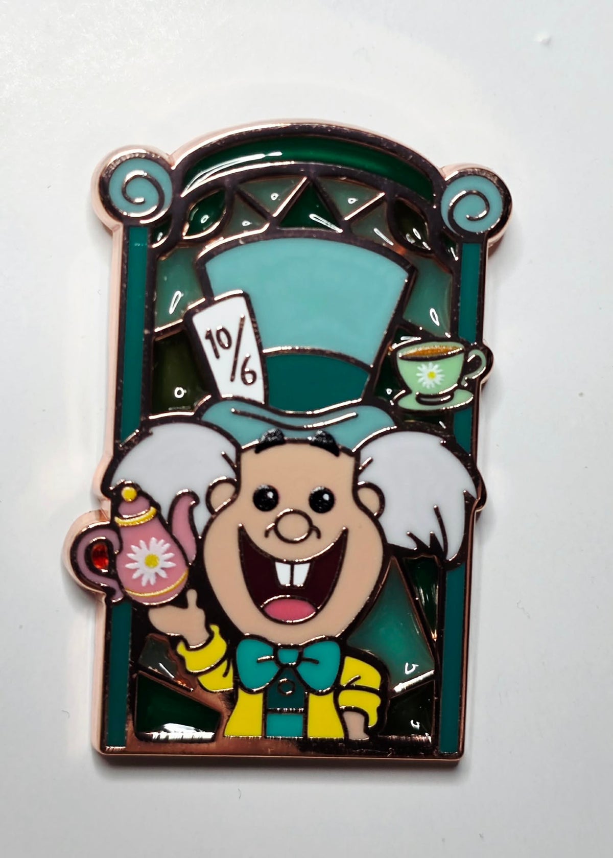 Alice in Wonderland Stained Glass - Mad Hatter