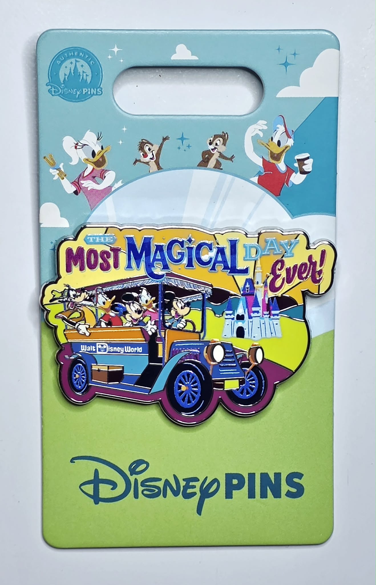 Mickey Mouse and friends in a vintage car - Most Magical Day Ever