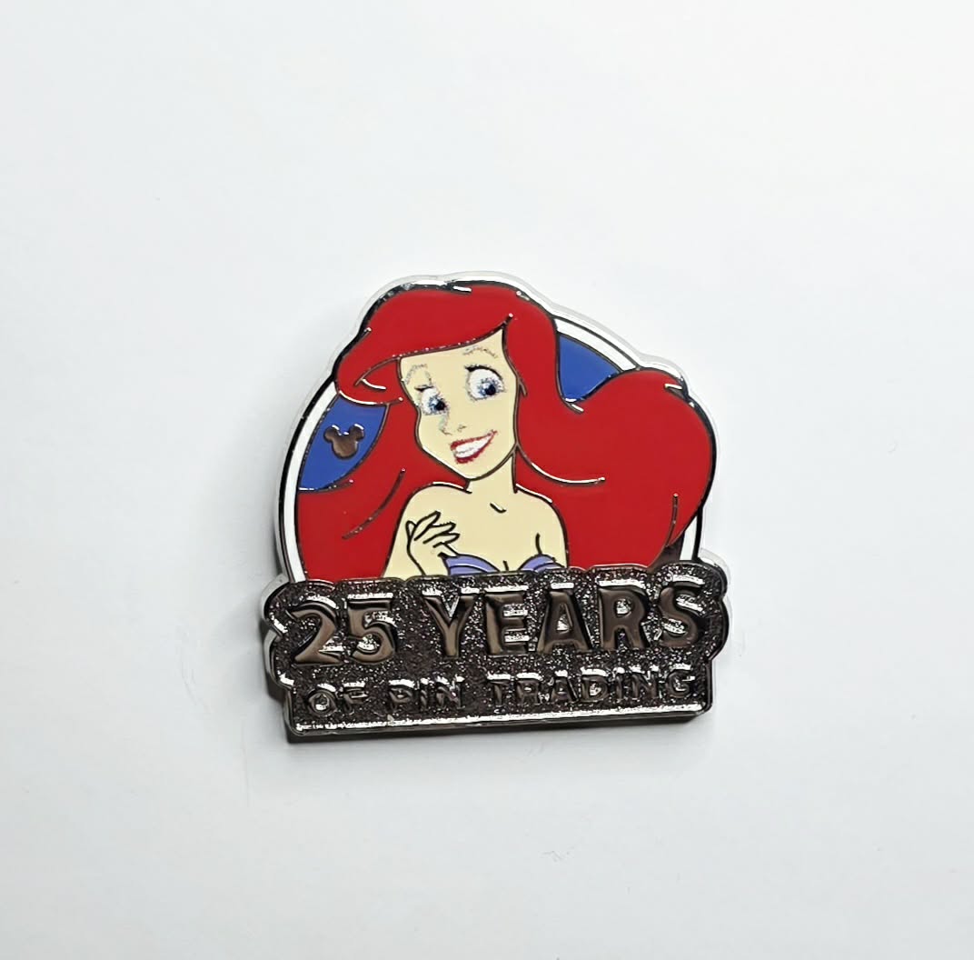 The Little Mermaid - Ariel - 25 Years of Pin Trading- 2025 Hidden Disney Series Wave A - Walt Disney World