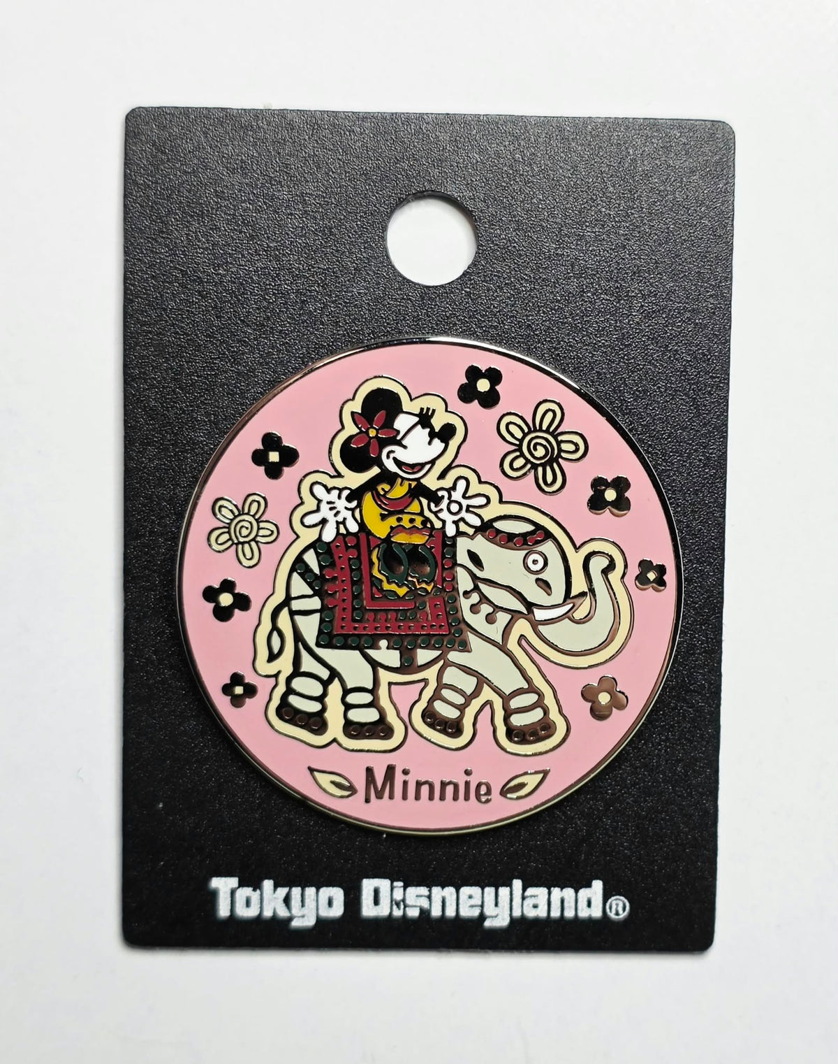 Tokyo Disneyland Minnie Mouse Riding an Elephant (Asian Style Art)
