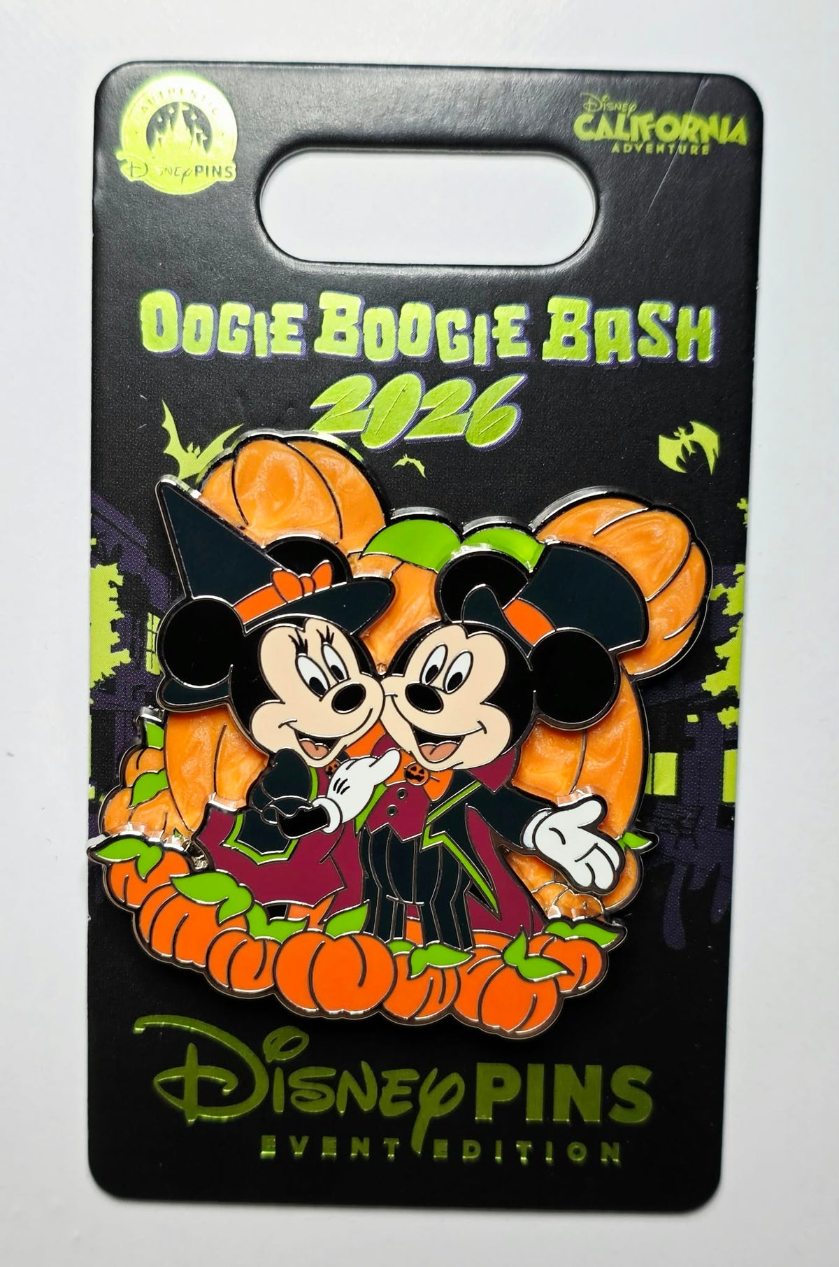 Count Mickey and Witch Minnie pin from the Oogie Boogie Bash 2026