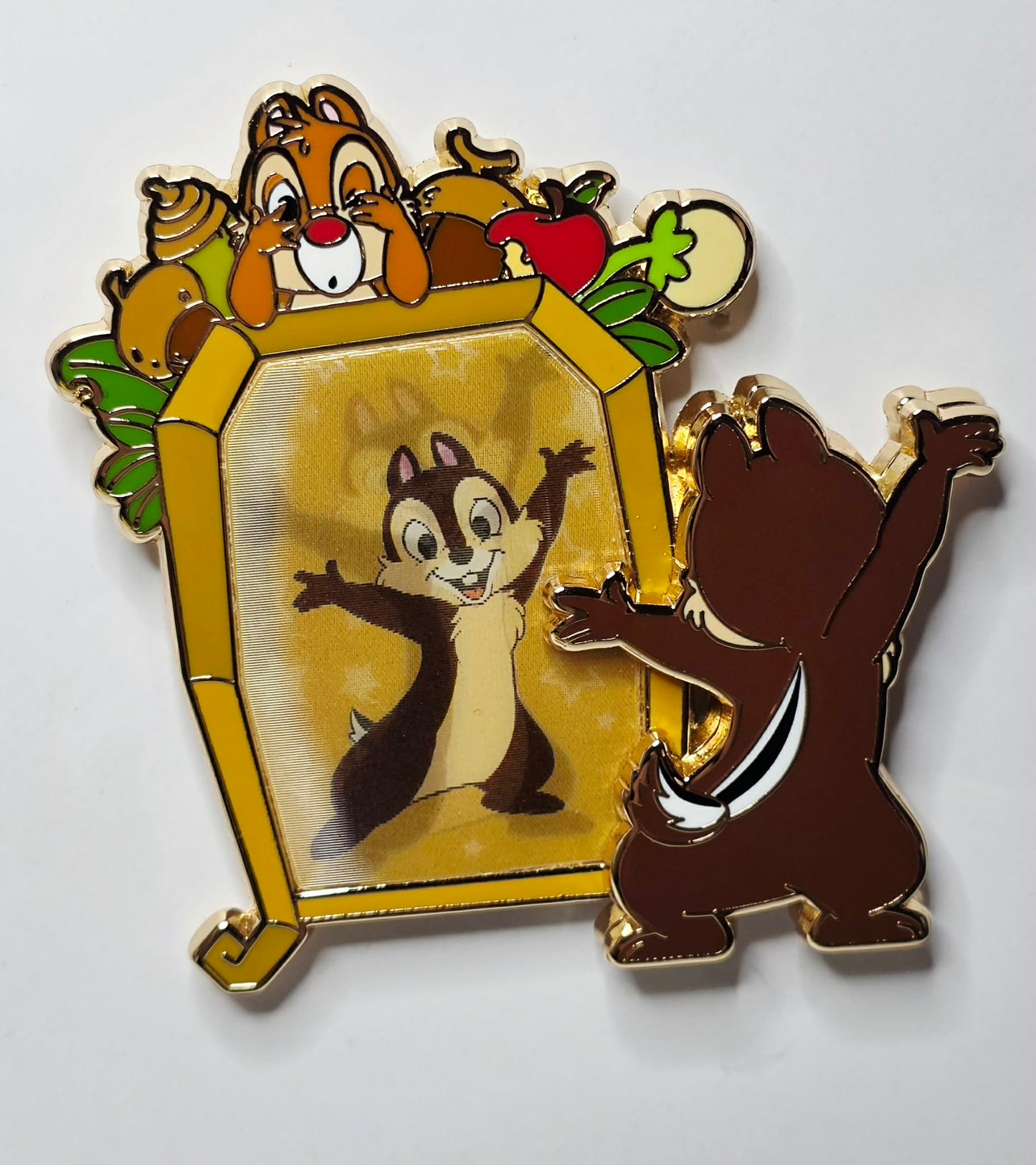 Chip n' Dale Lenticular - SDR Funhouse Mirrors Mystery