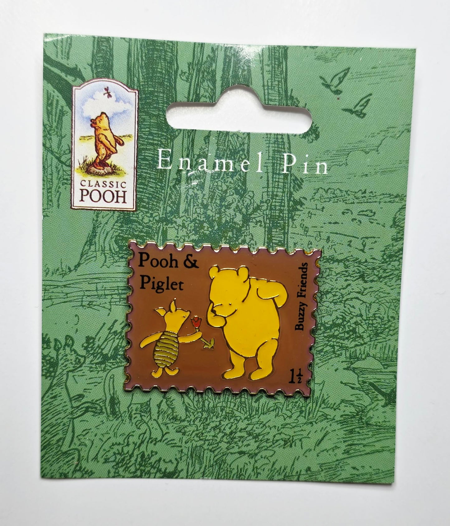 Classic Pooh & Piglet Stamp