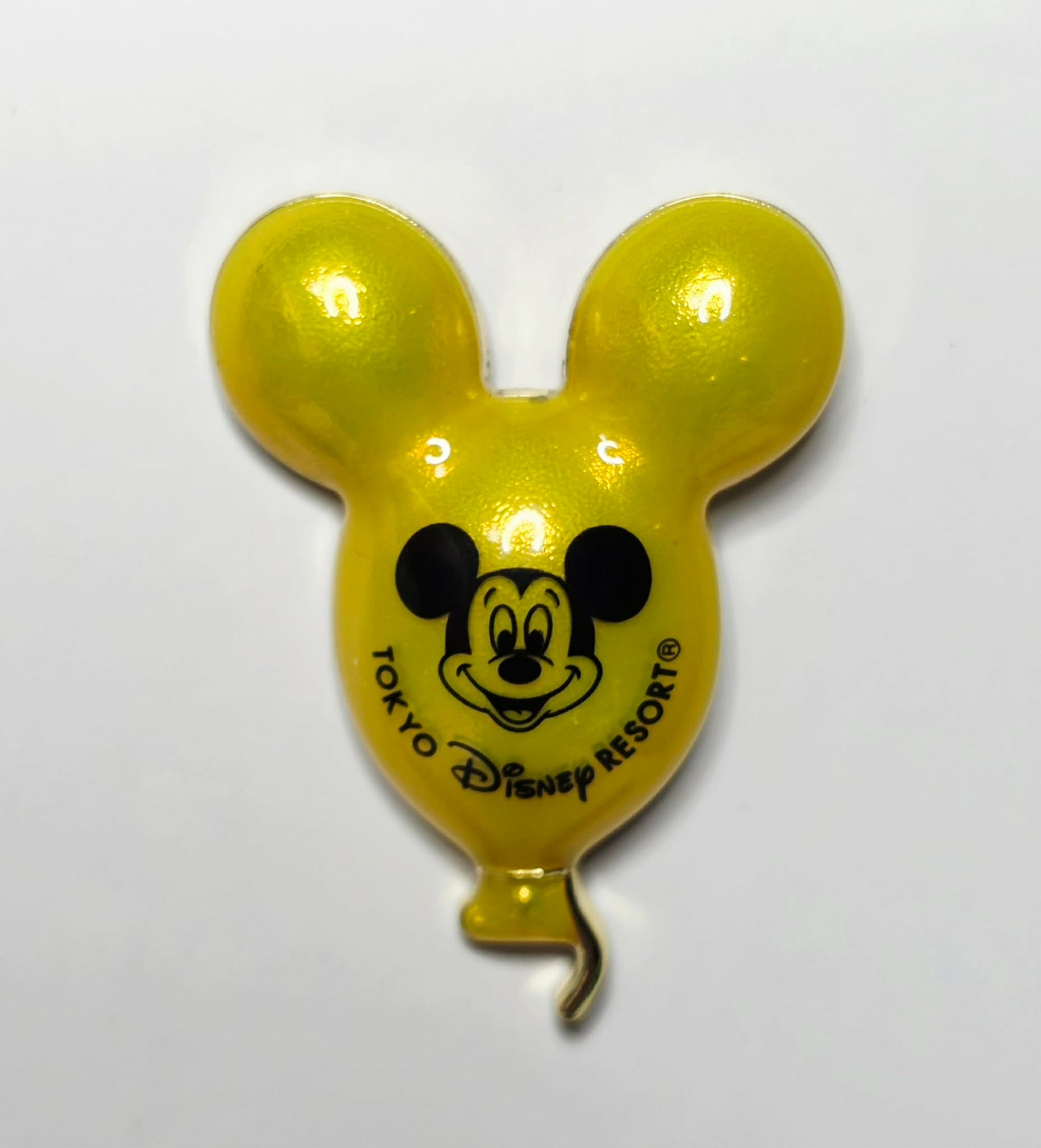 Tokyo Disney Resort - glossy yellow Mickey Mouse balloon
