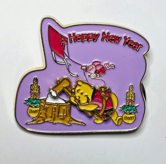 Winnie the Pooh - Piglet - "A Happy New Year"