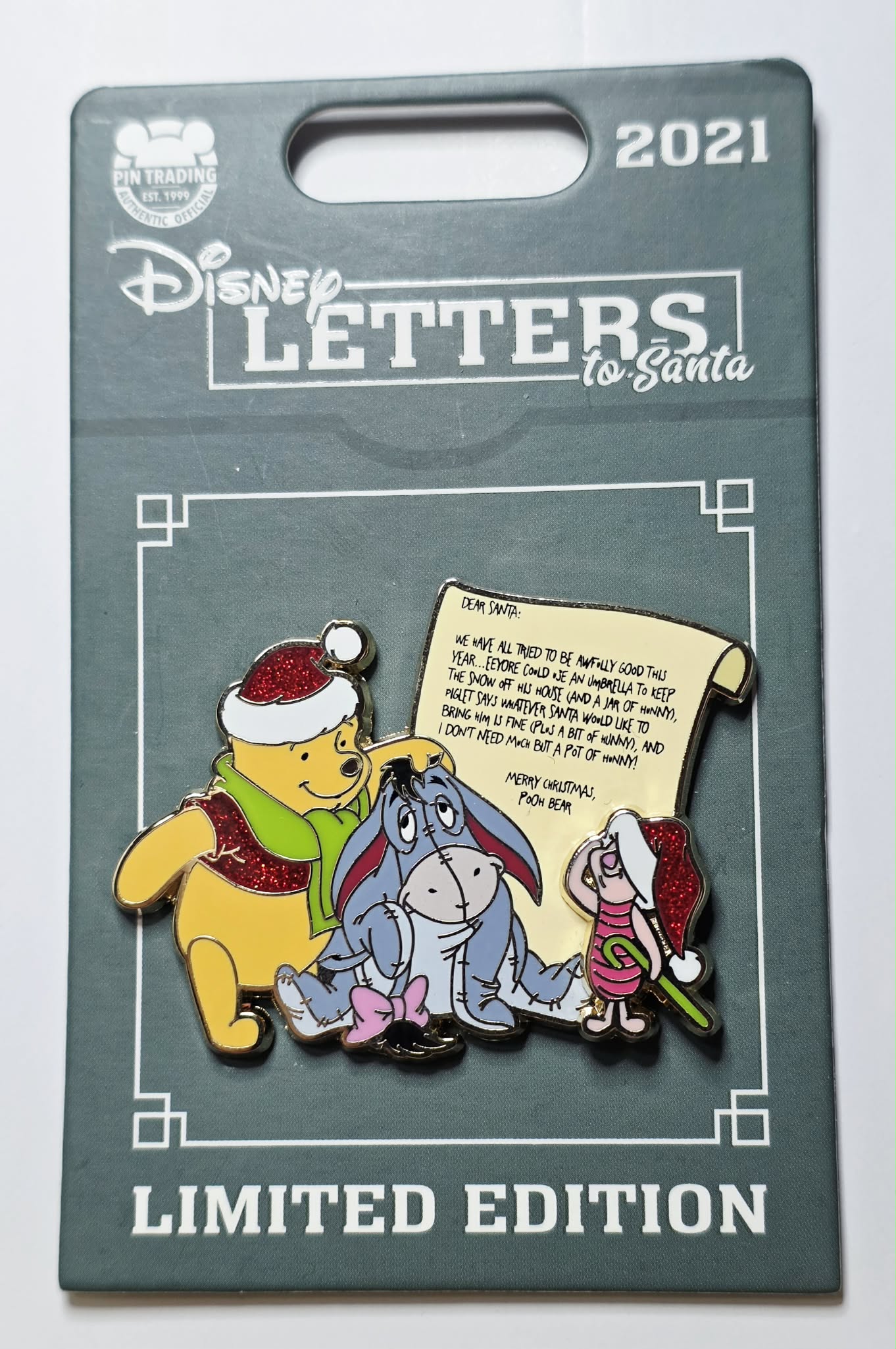 Letters to Santa - Winnie the Pooh, Eeyore, and Piglet