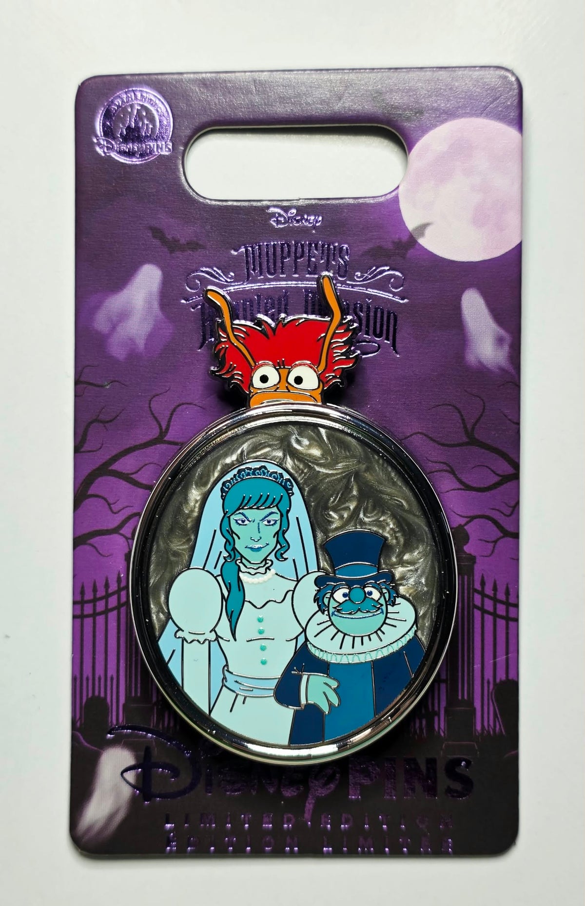 Muppets at Haunted Mansion - Gonzo and Pepe / Bride Slider, Crazy Harry