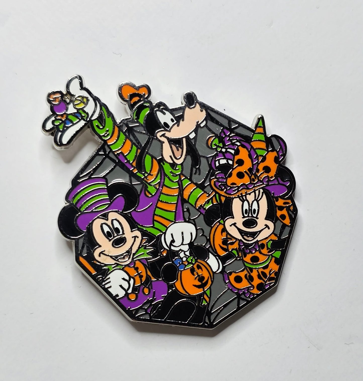 Halloween - Mickey Mouse, Minnie Mouse, and Goofy in costume