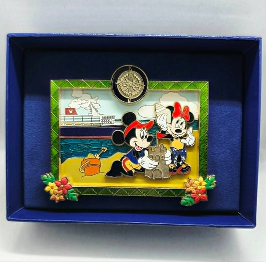 Disney Cruise Line (DCL) Featured Artist "Fun in the Sand" - Mickey and Minnie Mouse