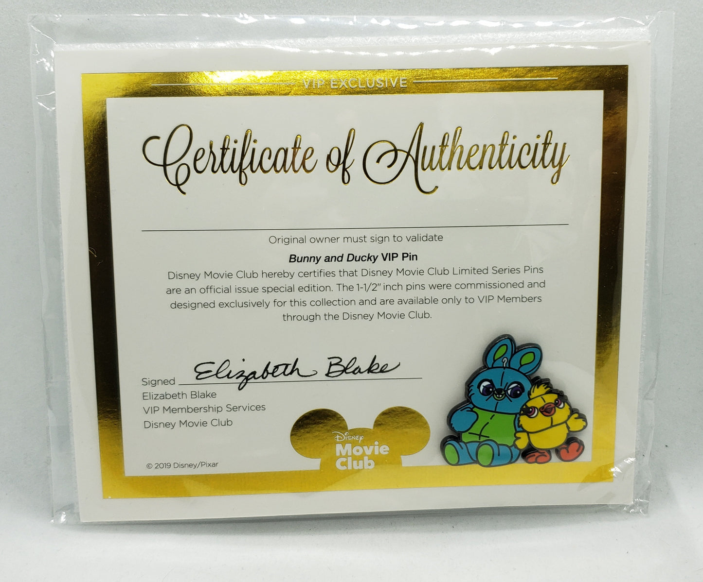 Toy Story Disney Movie Club Exclusive - VIP #75 - Bunny & Ducky