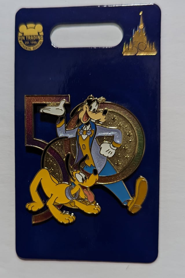 50th Anniversary WDW Goofy and Pluto
