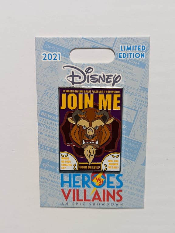 Heros vs Villains - Beauty and the Beast Join Me
