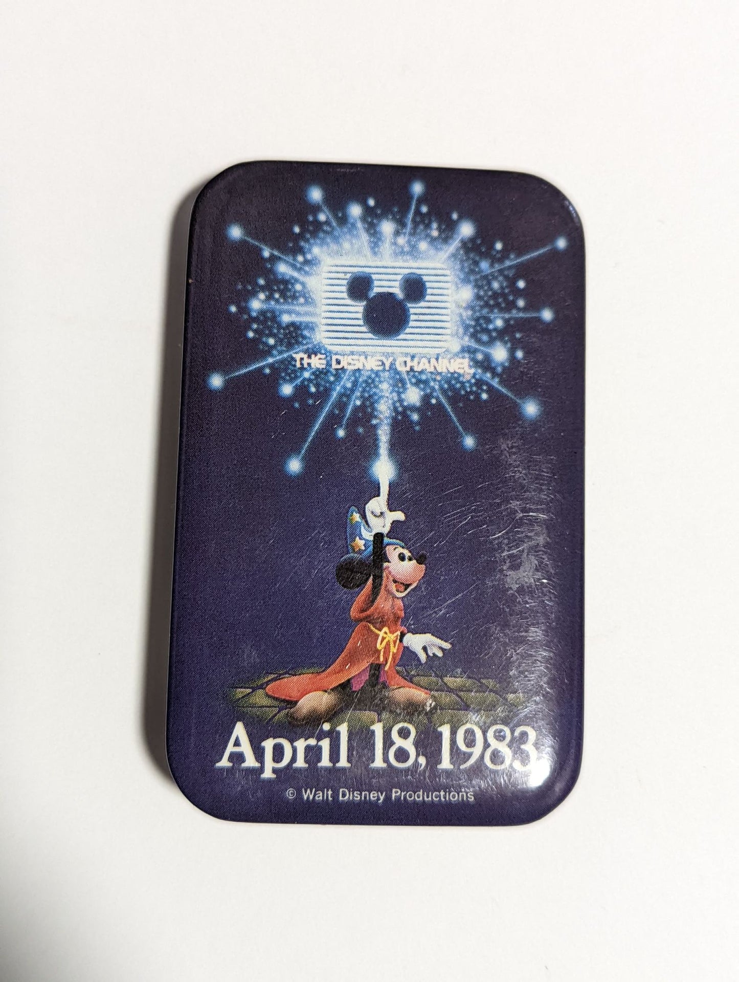 Vintage Button The Disney Channel April 18, 1983