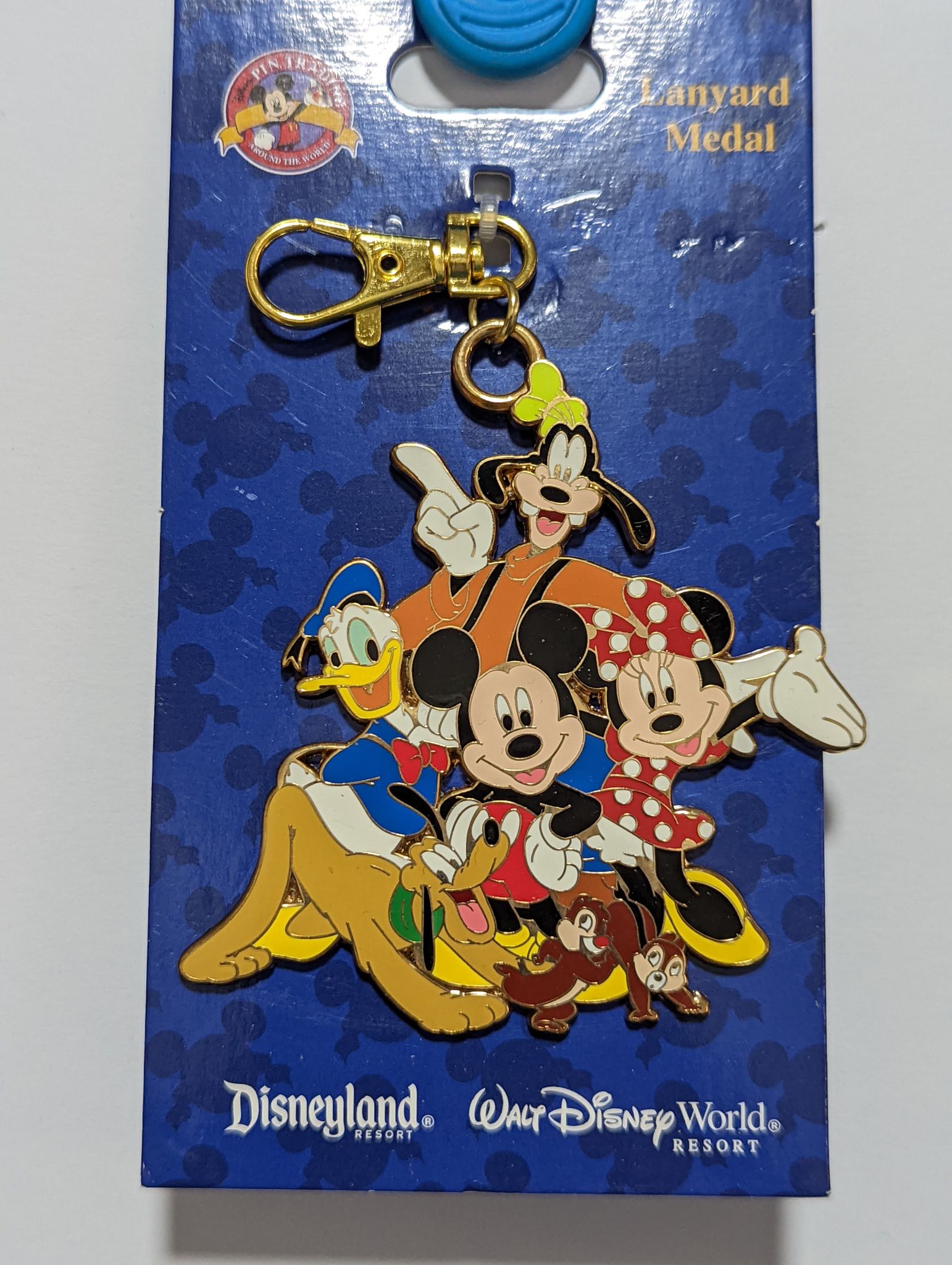 Mickey, Minnie, Goofy, Donald, Pluto, Chip and Dale - Lanyard 