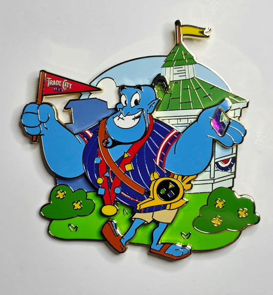 Limited Edition Genie Disney Pin from Aladdin Celebrates 25 Years of Pin Trading