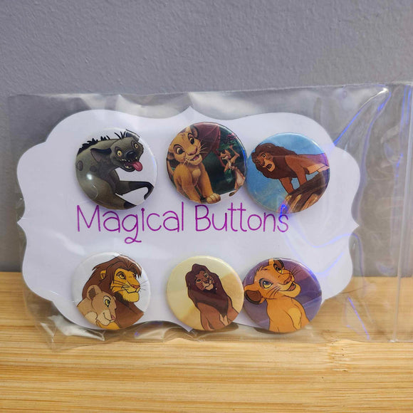 Lion King Buttons