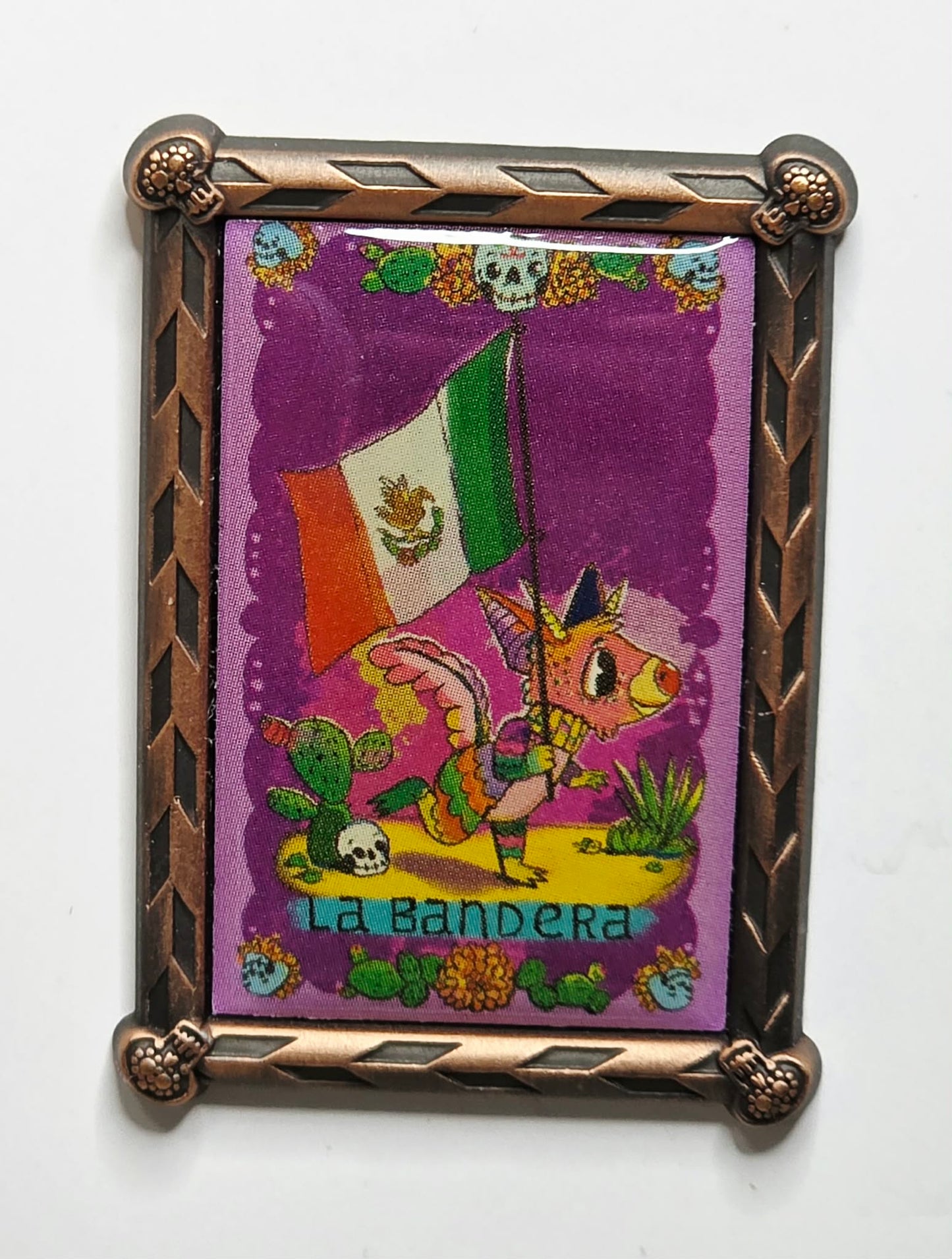 Pixar Coco La Bandera mystery pin