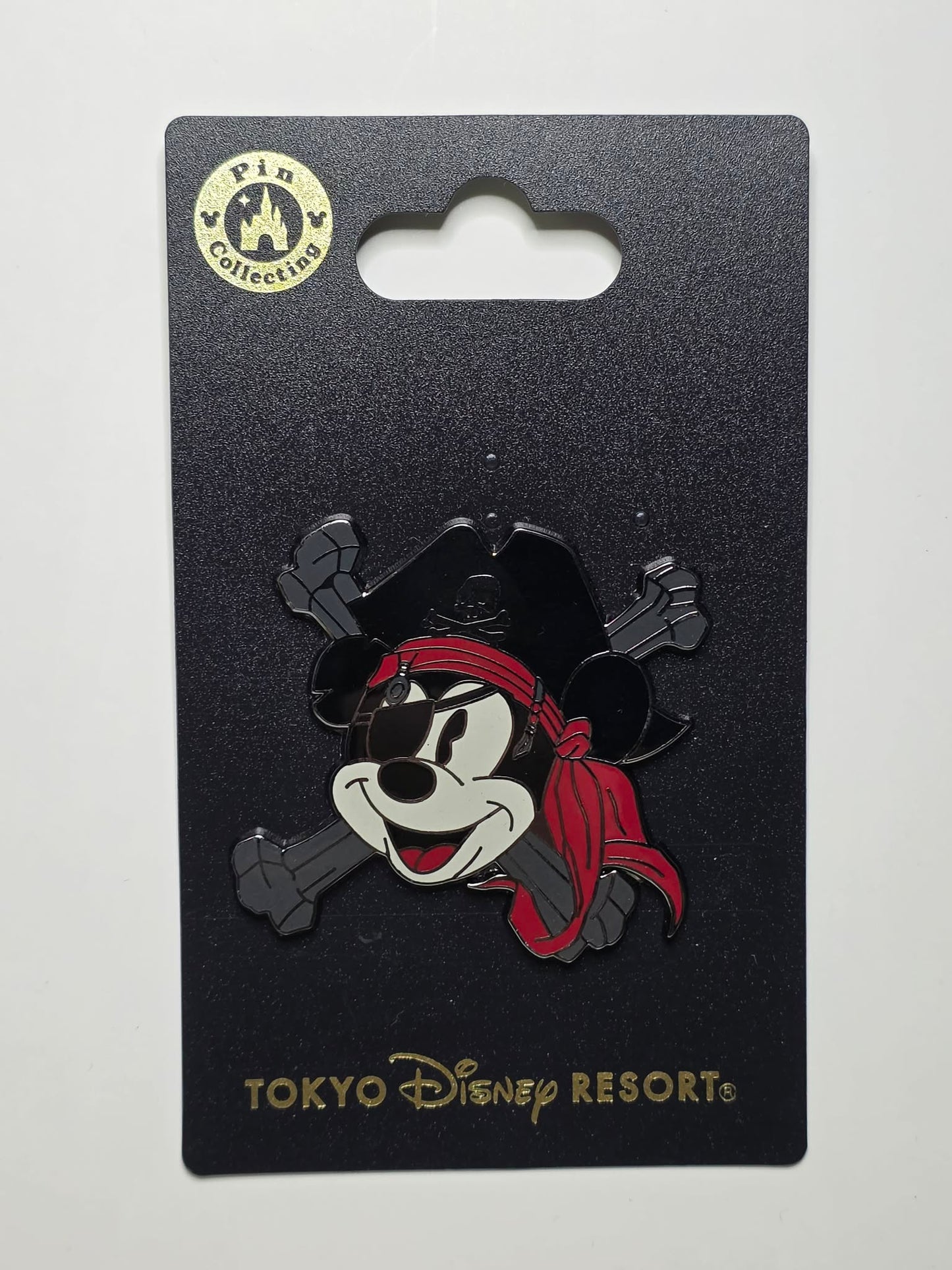 Mickey Mouse - pirate with an eye patch and bandana