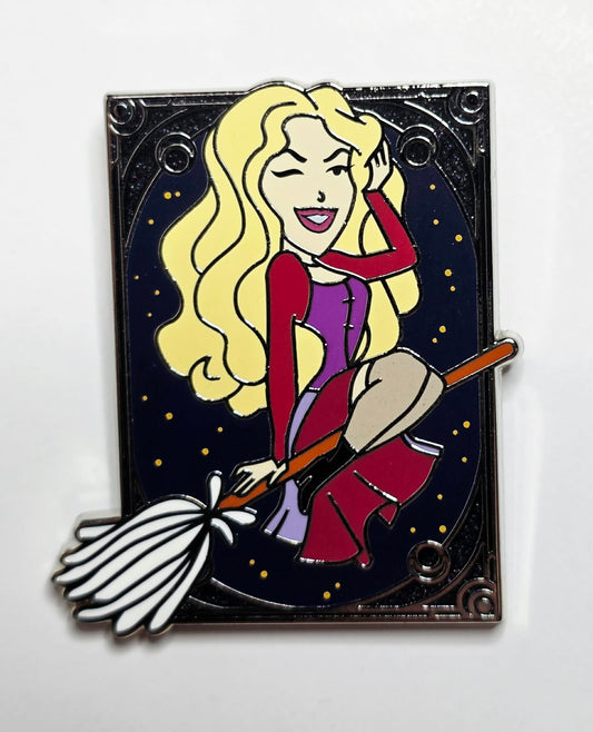 Hocus Pocus - Sarah Sanderson on a mop.