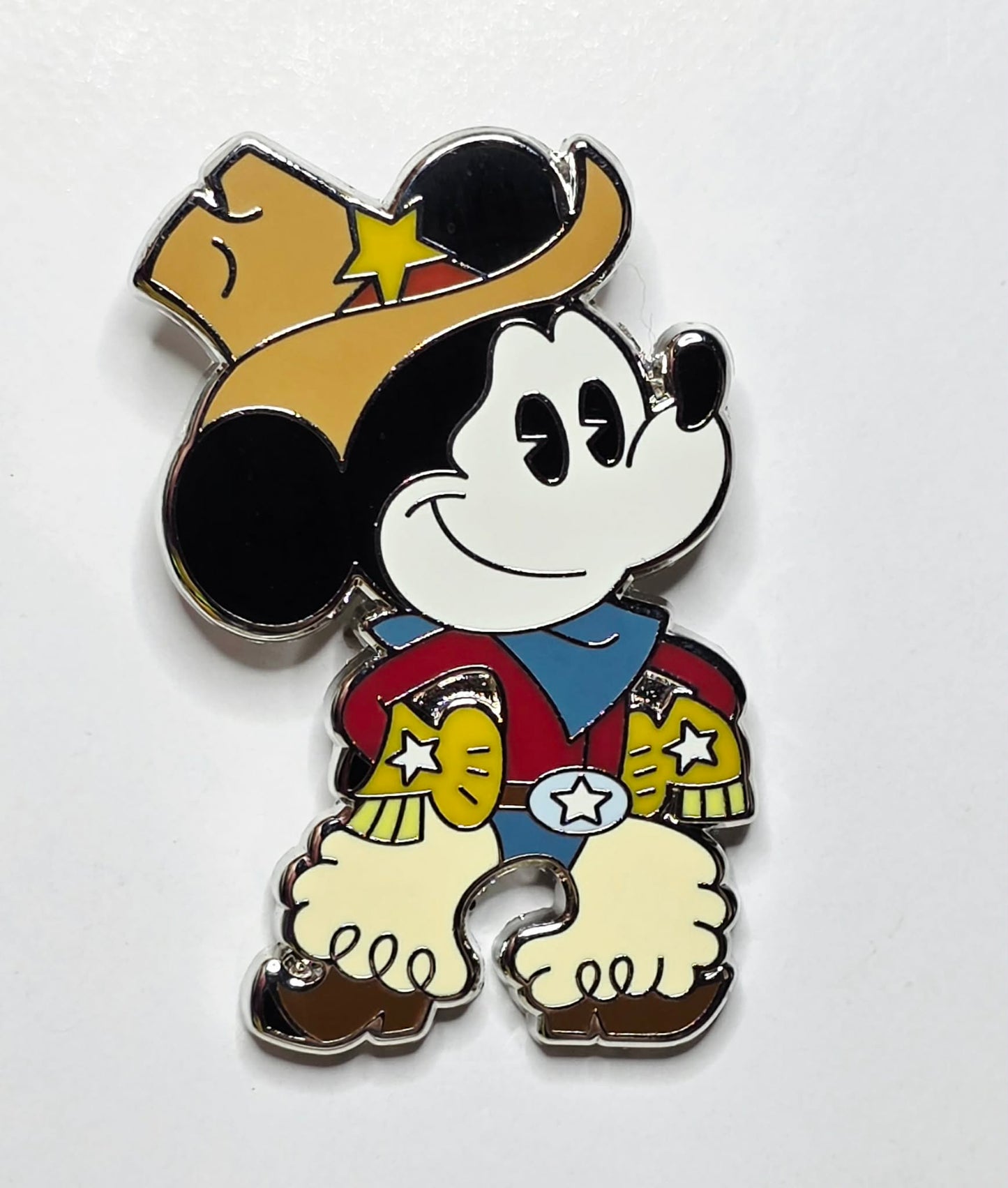 Mickey Mouse dressed as a cowboy