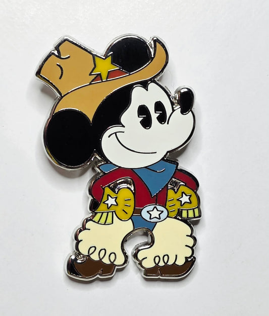 Mickey Mouse dressed as a cowboy