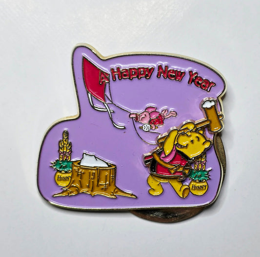 Winnie the Pooh - Piglet - "A Happy New Year"