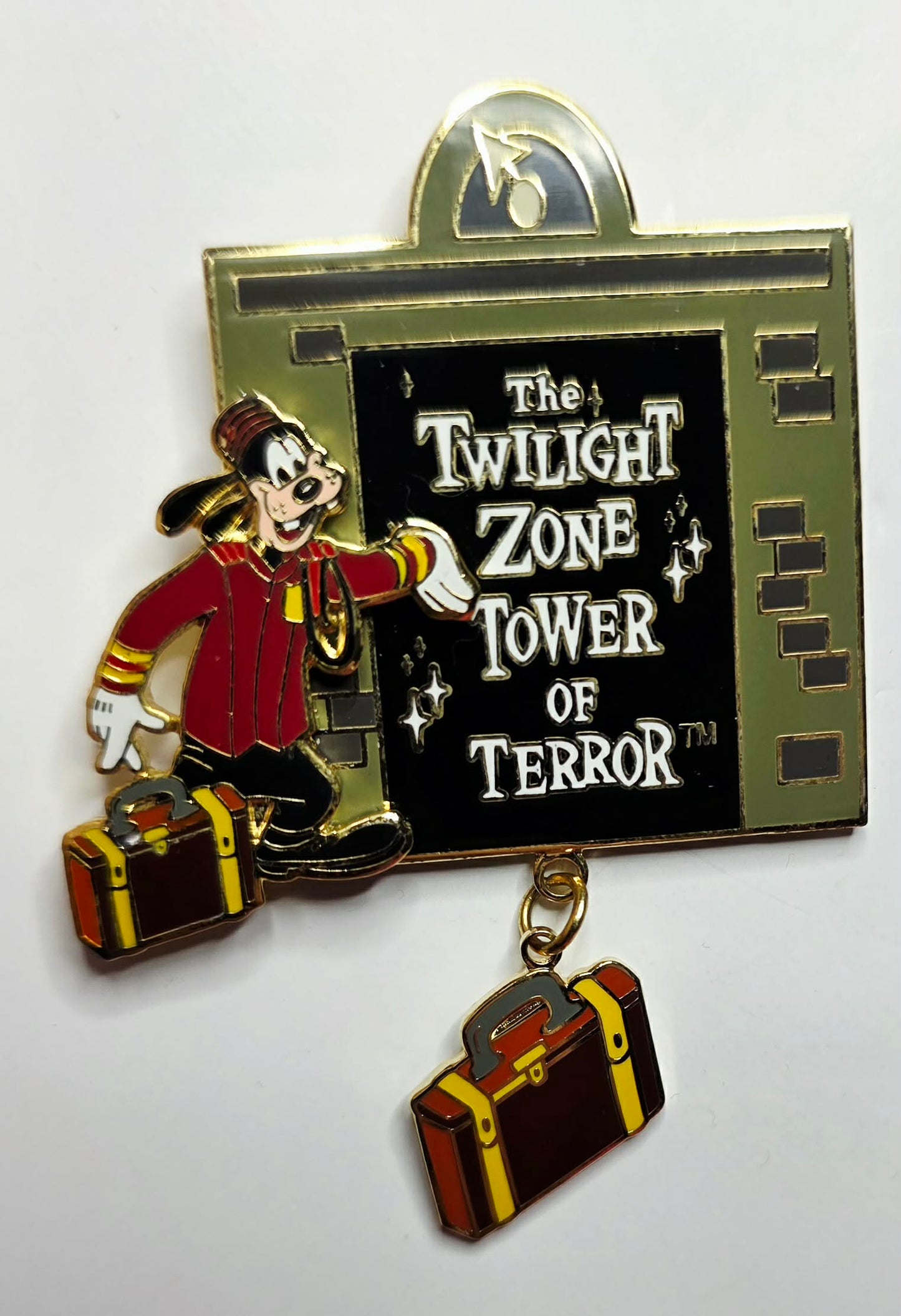 Disney Twilight Zone Tower of Terror Goofy Dangle Pin