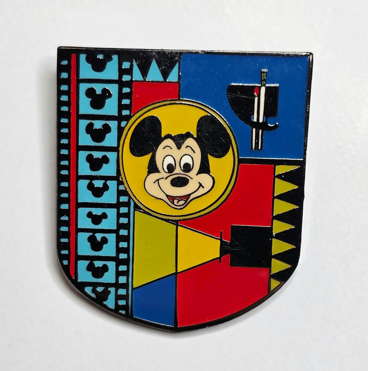 Mickey Mouse Shield - Disneyland 50th Anniversary - Fantasyland